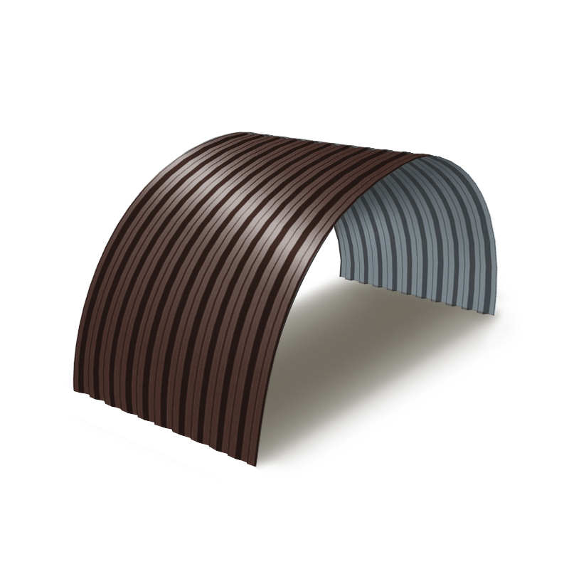 Монтаж арочного профнастила С21ПГ